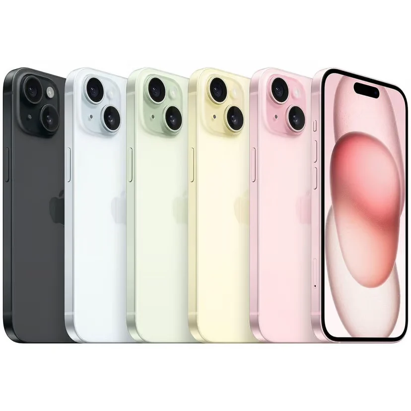 iPhone 15 (B, 實體卡槽 + eSIM, 128, Black)